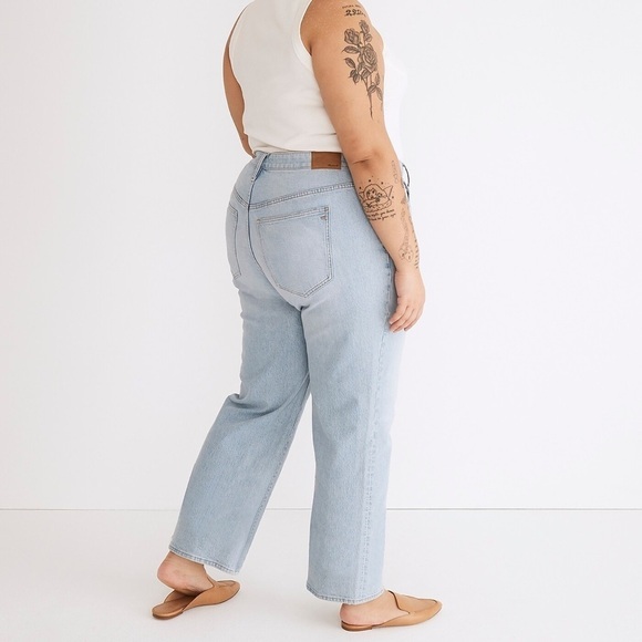 Madewell The Plus Perfect Vintage Wide-Leg Crop Jean in Edmunds Wash Sz 26W NWT - Picture 3 of 11